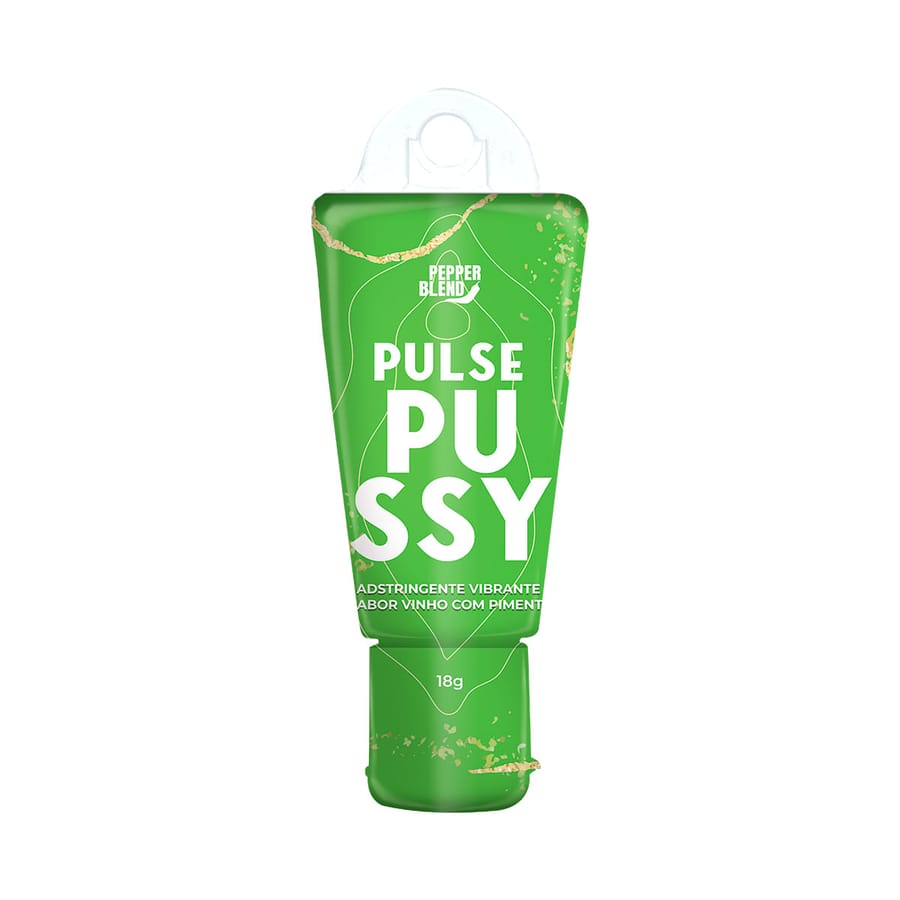 Pulse Pussy Gel Adstringente Vibrante Sabor Vinho Com Pimenta 18 g Pepper Blend